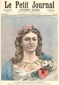 Marianne, Ranskan tasavallan uusi virallinen edustusto, "Le Petit Journal", 21. helmikuuta 1891